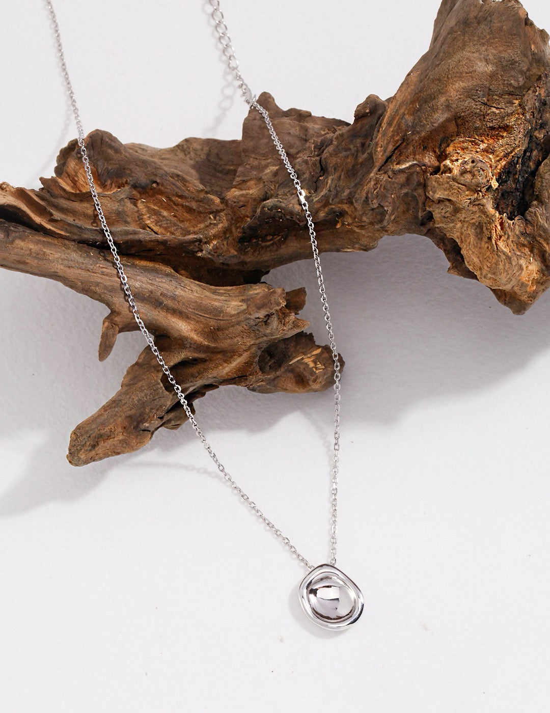 Sterling silver simple necklace