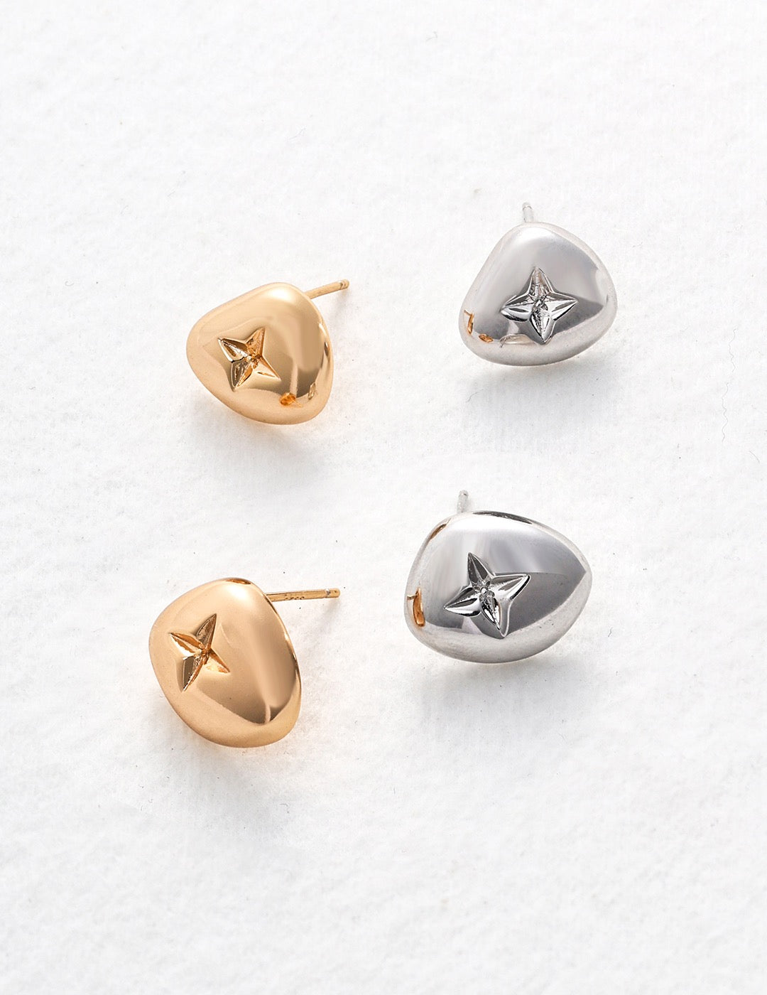 Sterling silver stud earrings