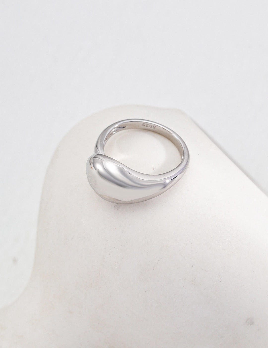 S925 Silver Simple scrub/Smooth ring